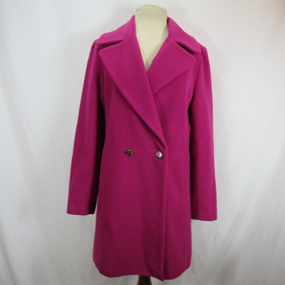 Garnet Hill Jackets & Blazers - Garnet Hill Wool Long Double Breasted Pea Coat